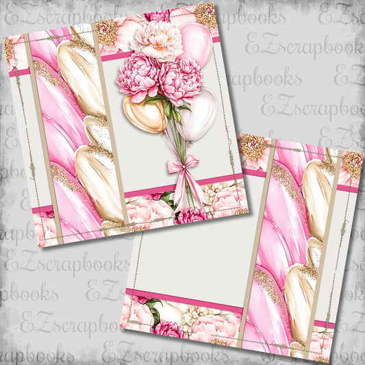 Birthday Queen Balloons NPM - Scrapbook Layout - 26-183