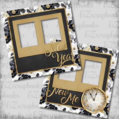 New Year New Me - EZ Digital Scrapbook Pages - INSTANT DOWNLOAD