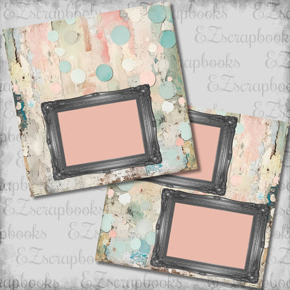 Spring Harmony 3 - Scrapbook Layout - 26-212