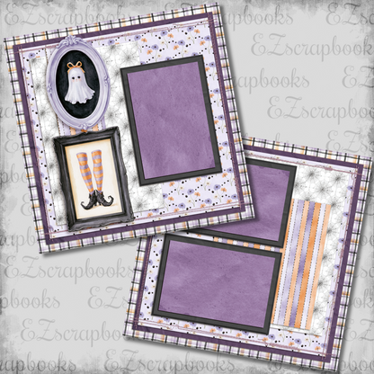 Witching Hour Wall Art - Scrapbook Layout - 26-386