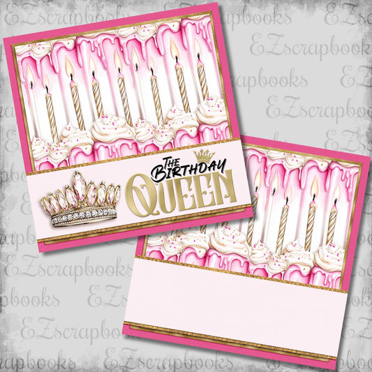 The Birthday Queen NPM - Scrapbook Layout - 26-179
