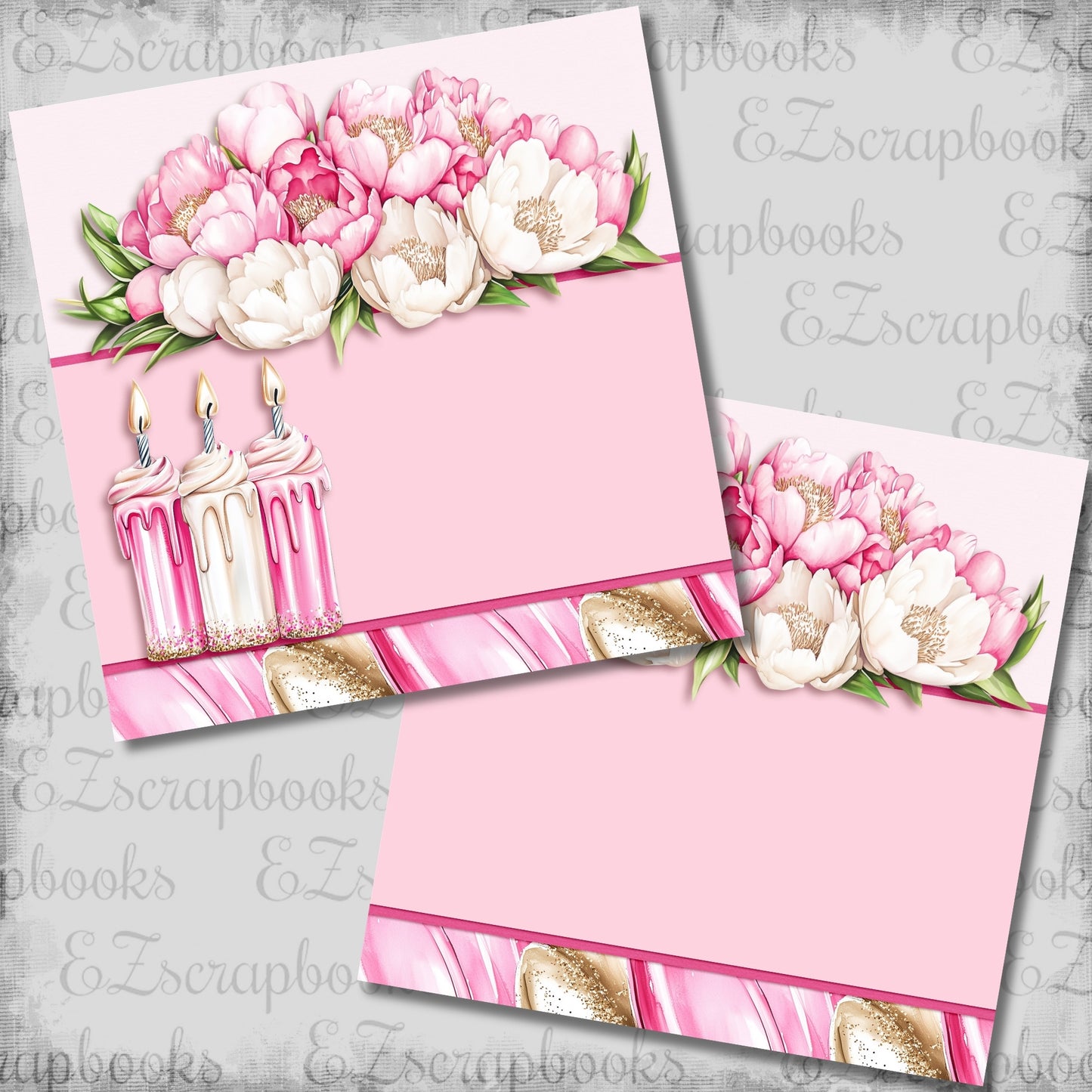 Birthday Queen Candles NPM - Scrapbook Layout - 26-187