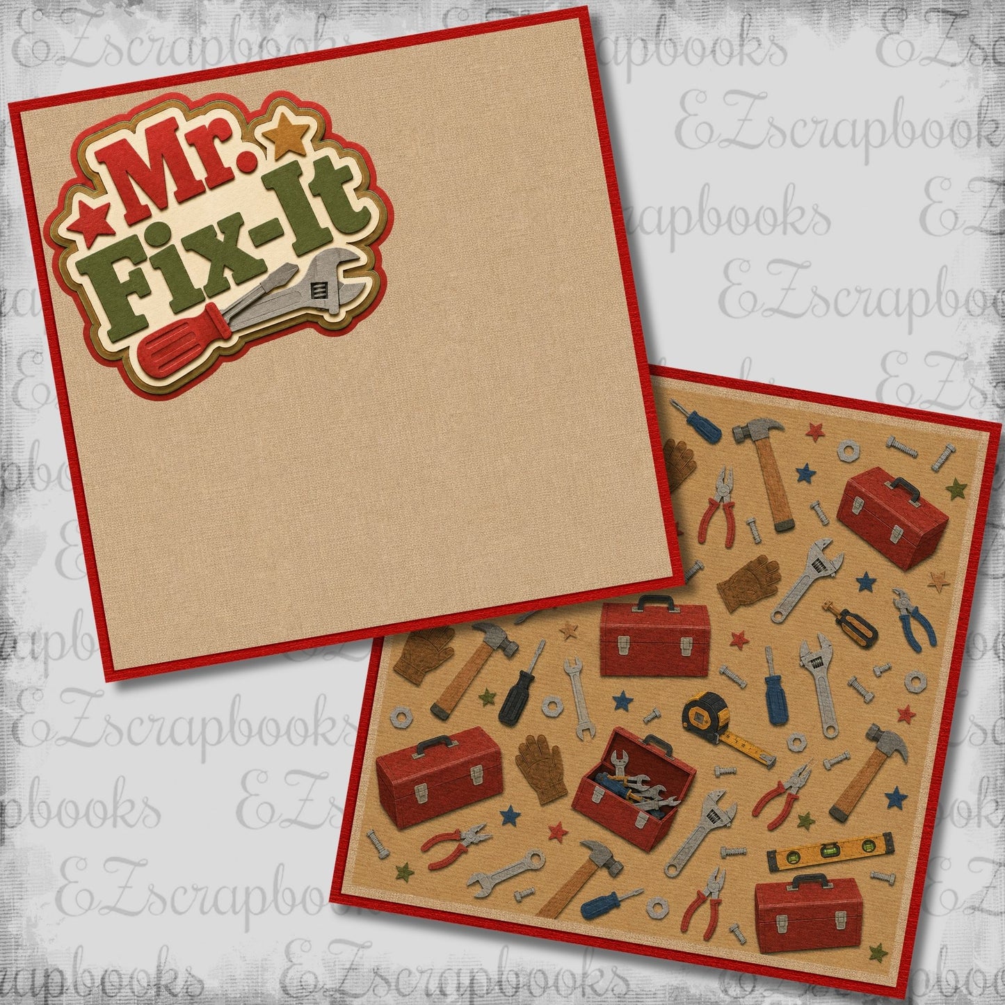 Mr. Fixit NPM - Scrapbook Layout - 26-231
