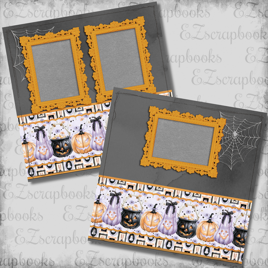 Witching Hour Pumpkins - Scrapbook Layout - 26-388