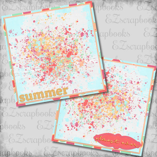 Summer Almost over NPM - Scrapbook Layout - 26-227