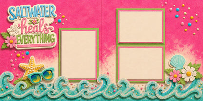 Saltwater - Scrapbook Layout - 26-216