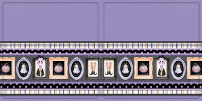 Witching Hour Wall of Spooks NPM - Scrapbook Layout - 26-393