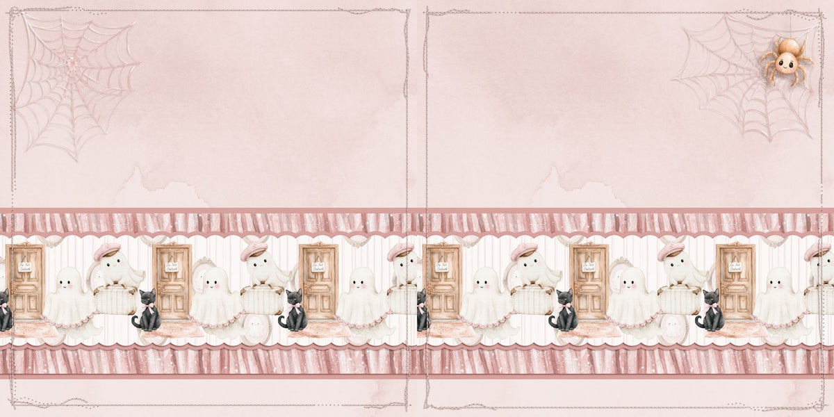 Ghost Room NPM - Set of 5 Double Page Scrapbook Layouts - 26-1059