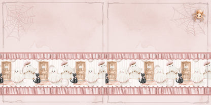 Ghost Room NPM - Set of 5 Double Page Scrapbook Layouts - 26-1059
