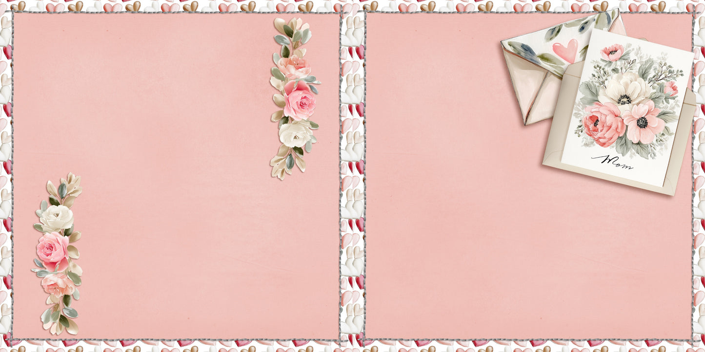 Mother's Day Card NPM - Scrapbook Layout - 26-173