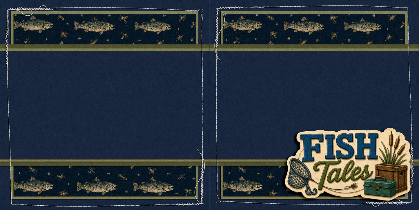 Fish Tales NPM - Scrapbook Layout - 26-251