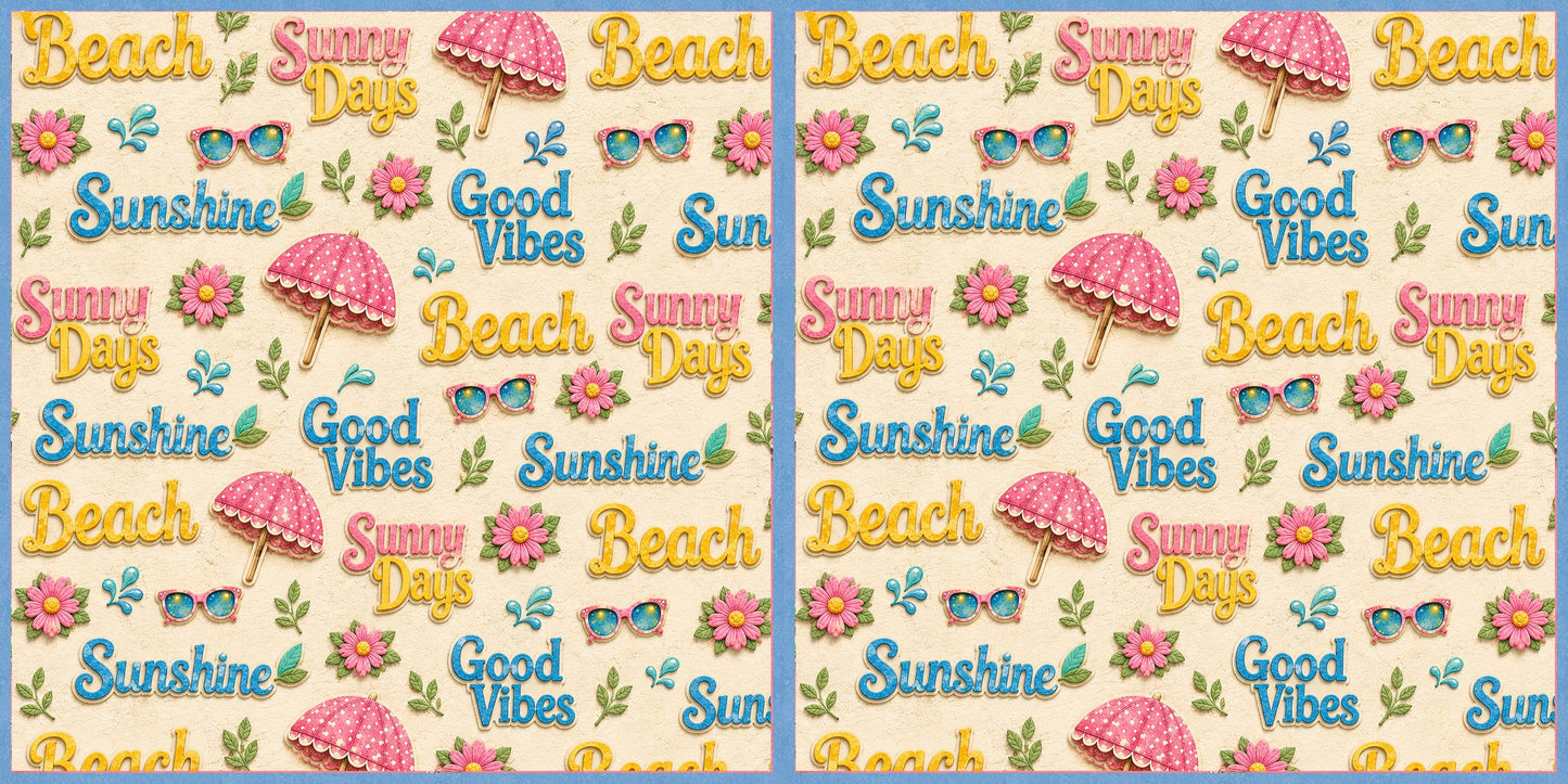 Sunny Days NPM - Scrapbook Layout - 26-222