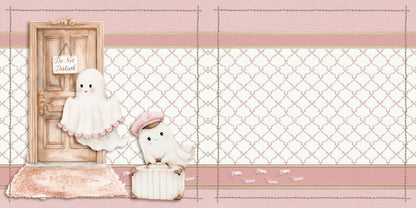 Ghost Room NPM - Set of 5 Double Page Scrapbook Layouts - 26-1059