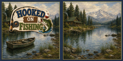 Hooked on Fishing NPM - Scrapbook Layout - 26-255