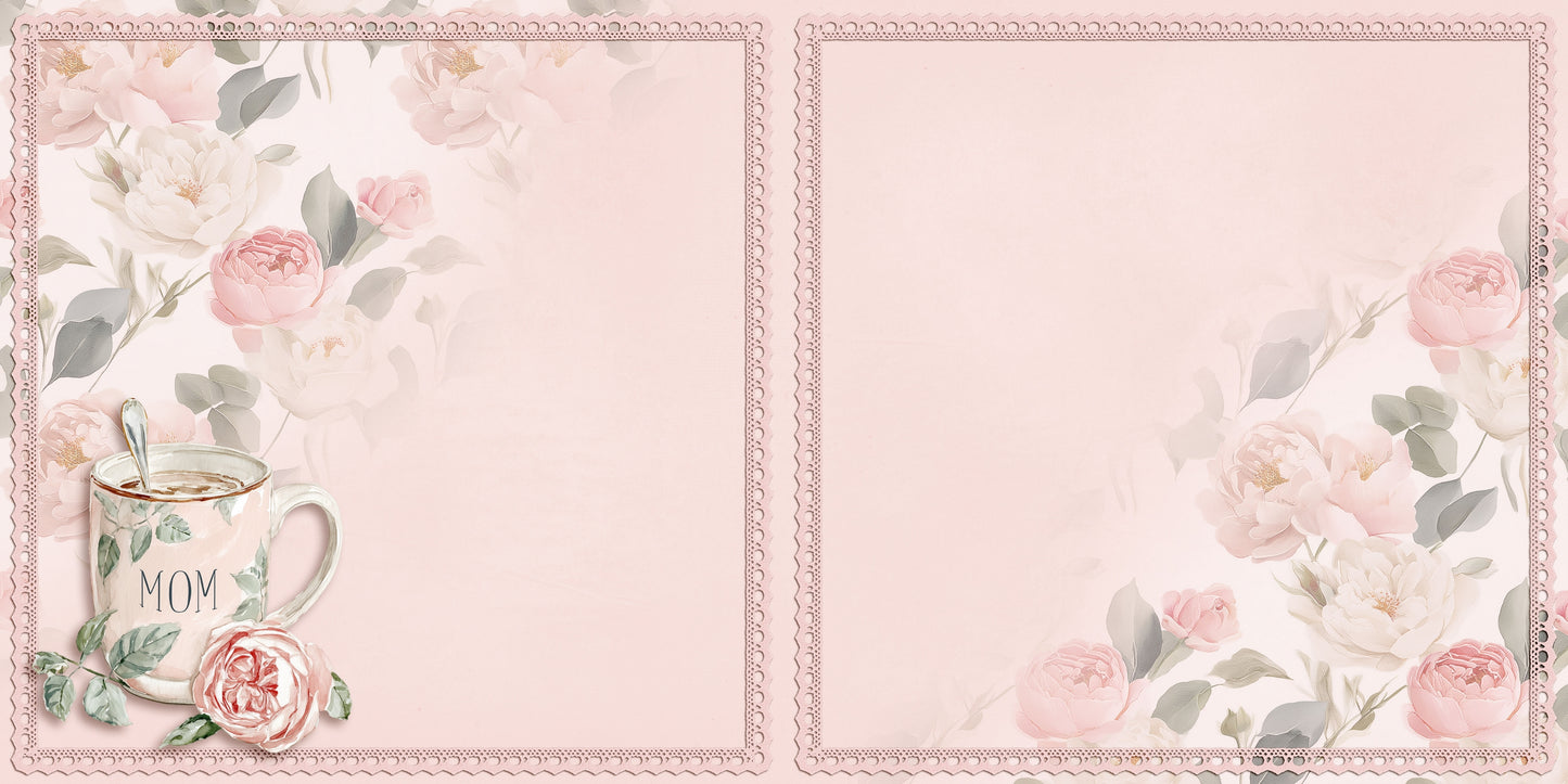 Easy Morning Mom NPM - Scrapbook Layout - 26-171