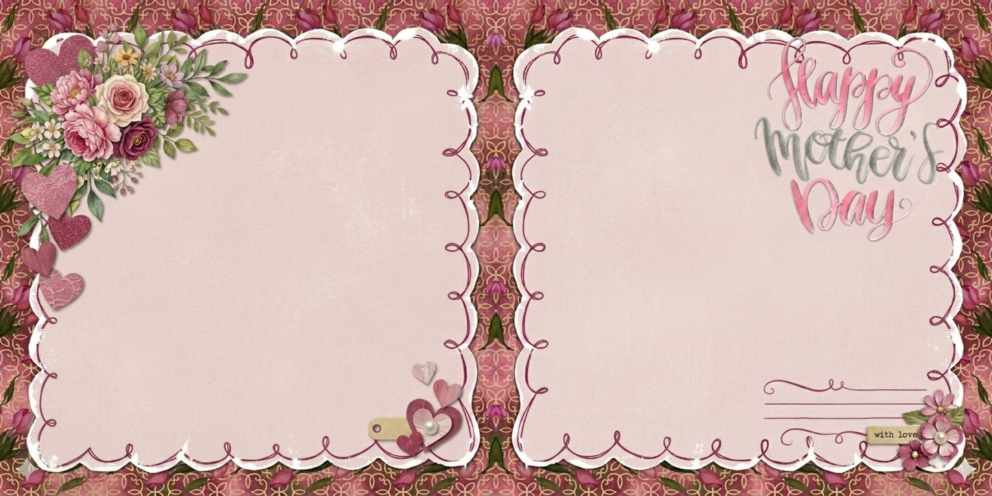 Happy Mother's Day NPM - Scrapbook Layout - 26-176