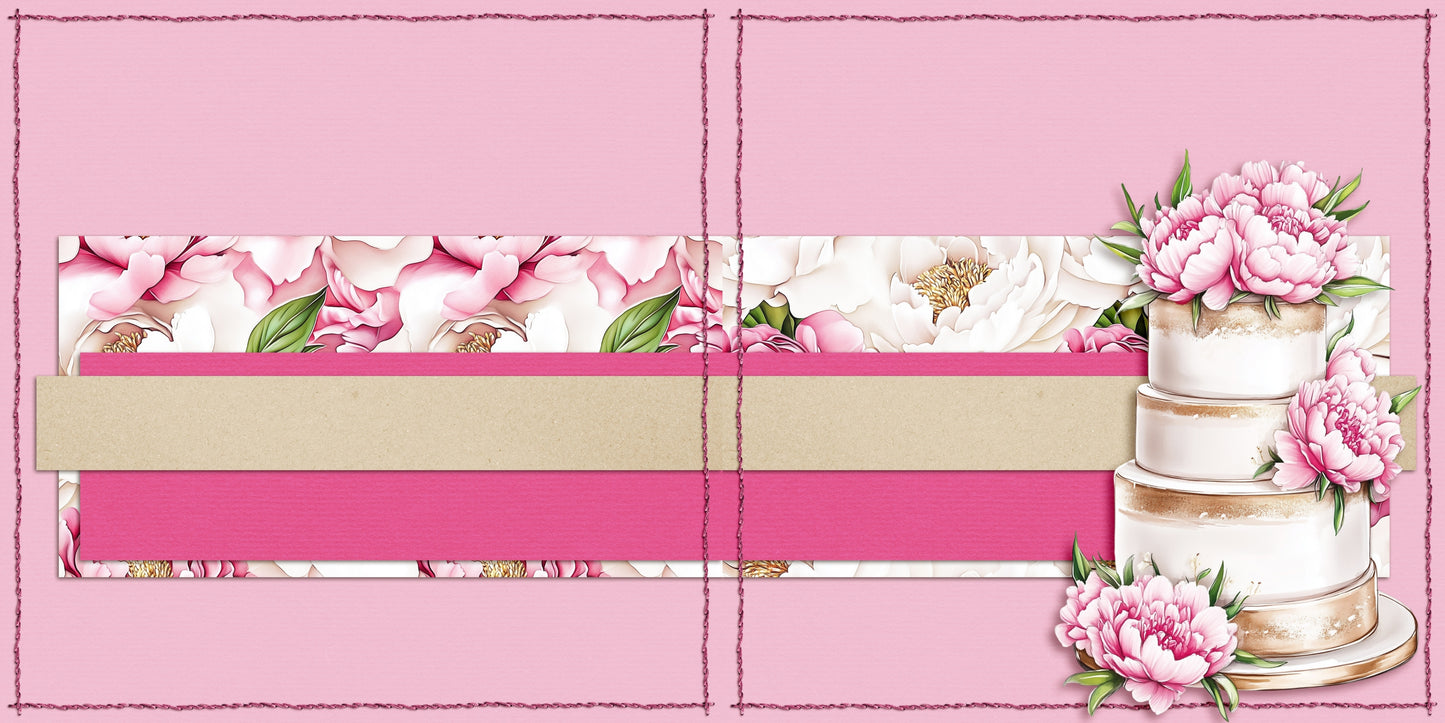 Birthday Queen Cake NPM - Scrapbook Layout - 26-181