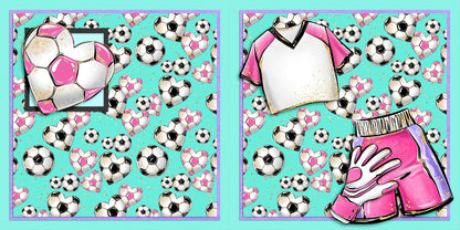 Soccer Girl Gear NPM - Scrapbook Layout - 26-285