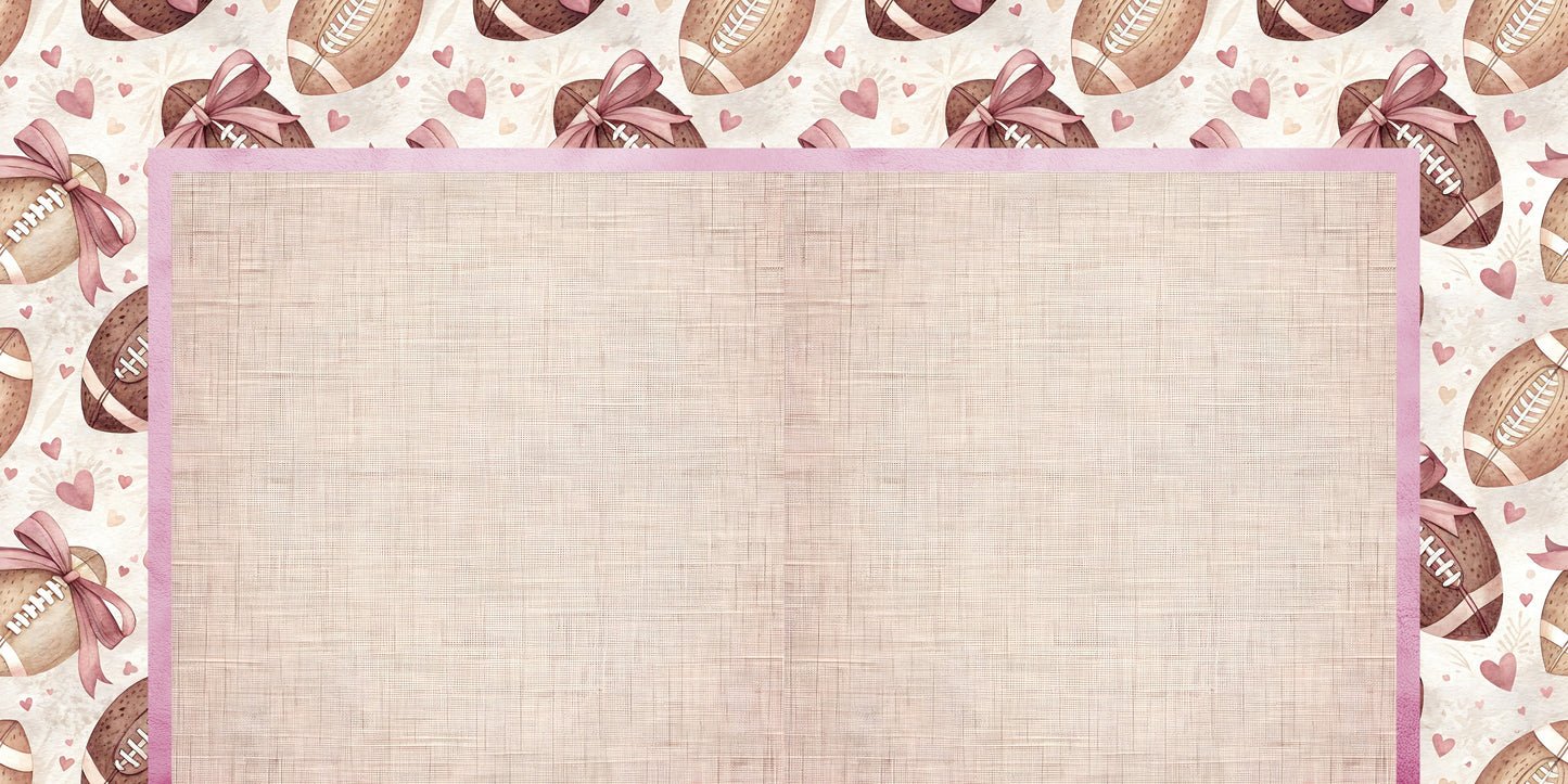 Coquette Football NPM - Scrapbook Layout - 26-159