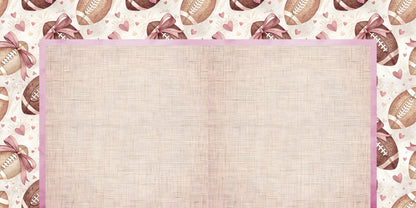 Coquette Football NPM - Scrapbook Layout - 26-159