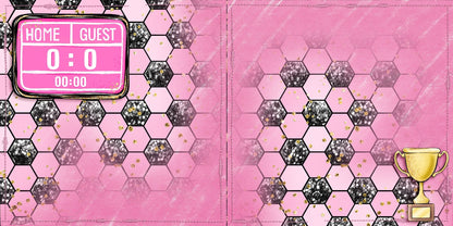 Soccer Girl Trophy NPM - Scrapbook Layout - 26-287