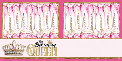 The Birthday Queen NPM - Scrapbook Layout - 26-179
