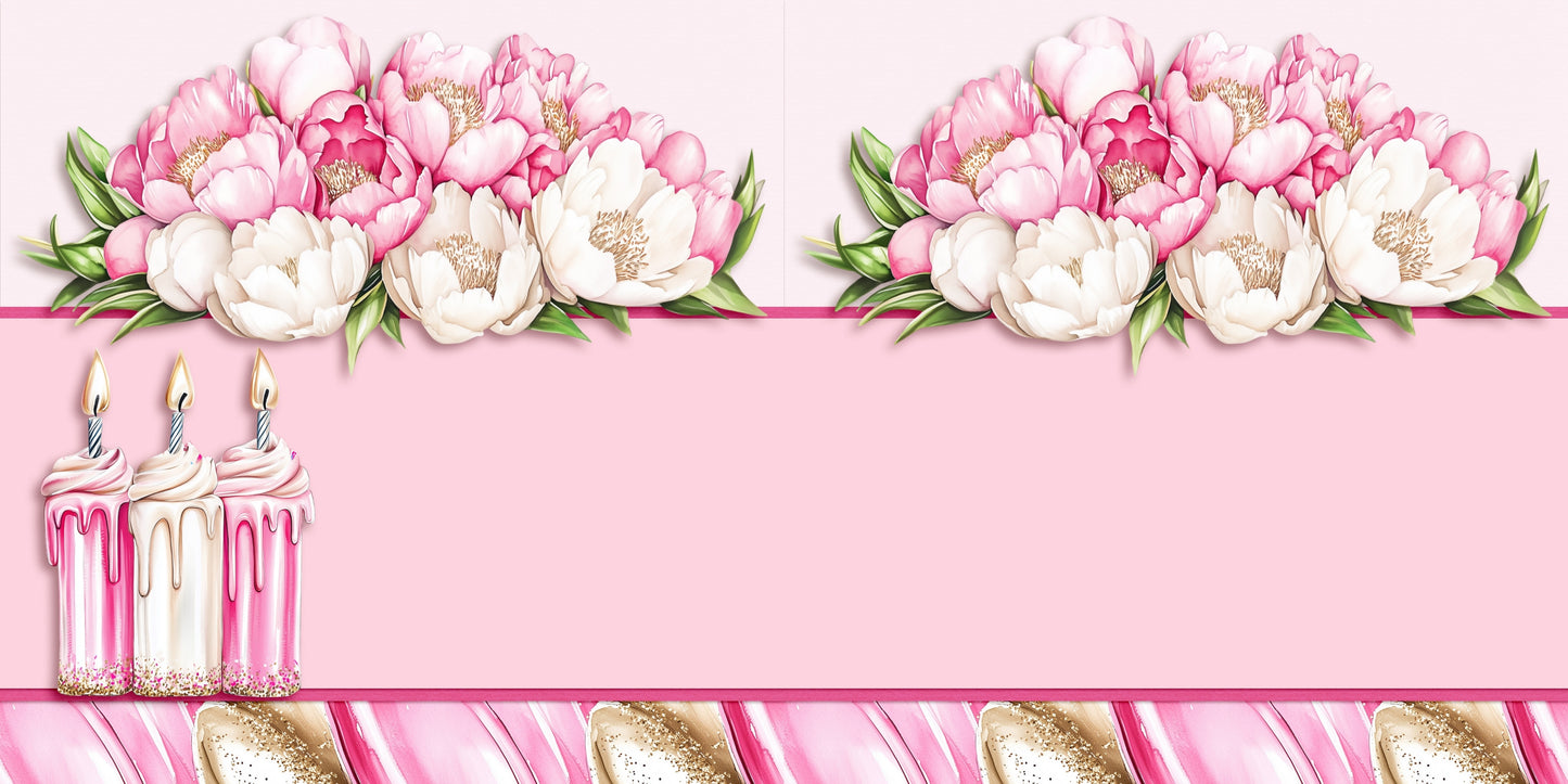 Birthday Queen Candles NPM - Scrapbook Layout - 26-187