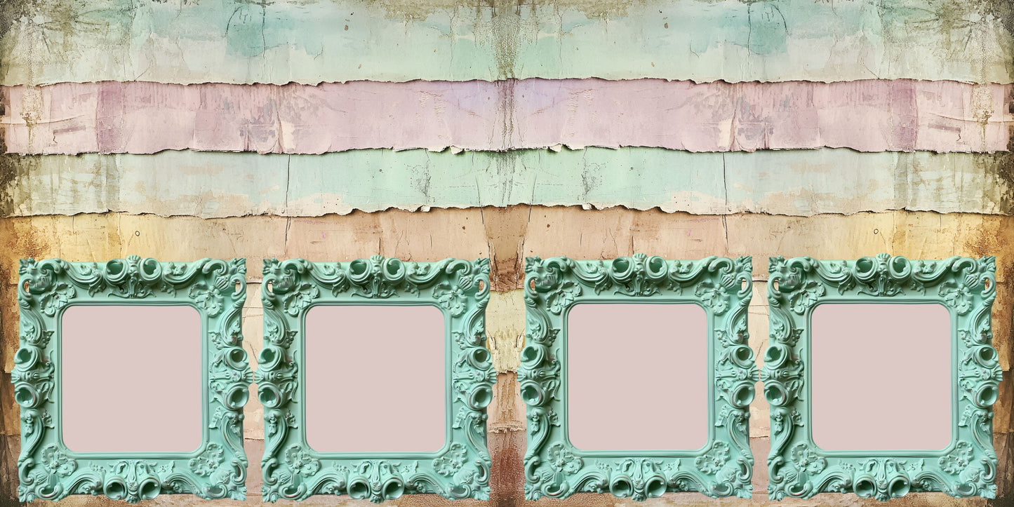 Spring Harmony 1 - Scrapbook Layout - 26-208