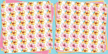Bright Vacation Stacked NPM - 12x12 Scrapbook Papers - 26-337