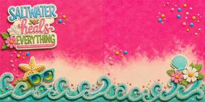 Saltwater NPM - Scrapbook Layout - 26-217