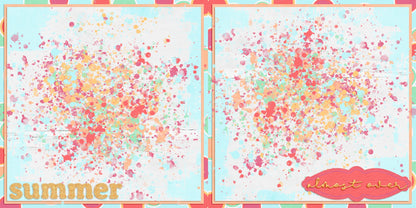 Summer Almost over NPM - Scrapbook Layout - 26-227