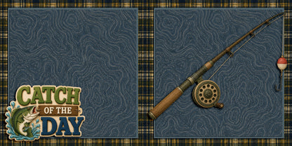Catch of the Day NPM - Scrapbook Layout - 26-247