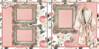 Rest & Relax Mom - Scrapbook Layout - 26-168