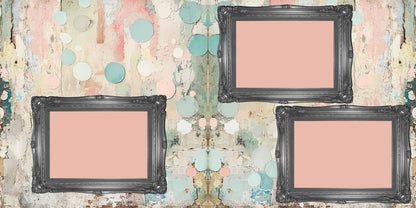 Spring Harmony 3 - Scrapbook Layout - 26-212