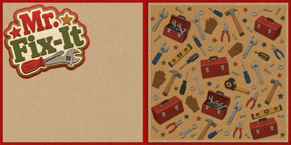 Mr. Fixit NPM - Scrapbook Layout - 26-231