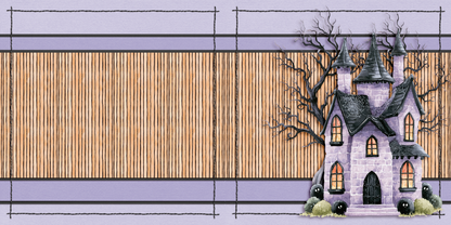 Witching Hour Haunted House NPM - Scrapbook Layout - 26-391
