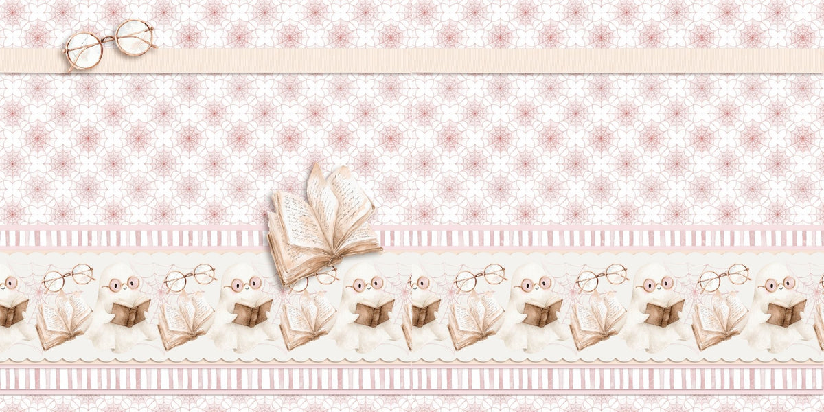 Ghost Room NPM - Set of 5 Double Page Scrapbook Layouts - 26-1059