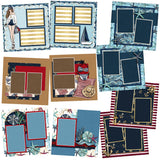 Nautical Vacation Set of 5 Double Page Layouts