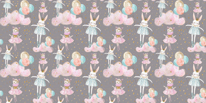 Sweet Dreams Bunny Pink Clouds - Papers - 23-378