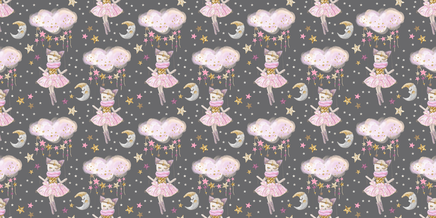 Sweet Dreams Kitty Grey - Papers - 23-382