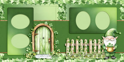 Lucky Cottage - Set of 5 Double Page Scrapbook Layouts - 25-1026