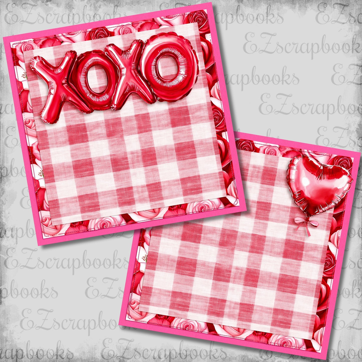 XOXO NPM - Scrapbook Layout - 26-047