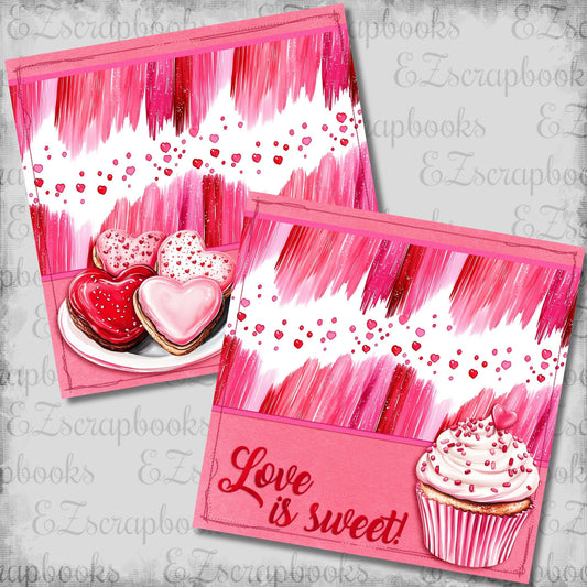 Love is Sweet NPM - Scrapbook Layout - 26-043