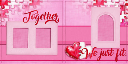 Love is Sweet - Set of 5 Double Page Scrapbook Layouts - 26-1006