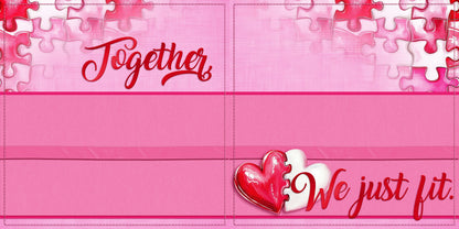 Love is Sweet NPM - Set of 5 Double Page Scrapbook Layouts - 26-1007