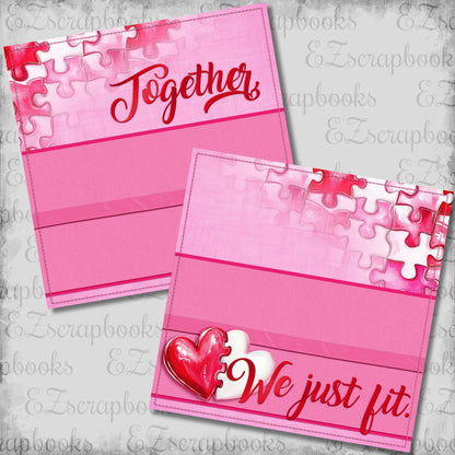 We Just Fit NPM - Scrapbook Layout - 26-041