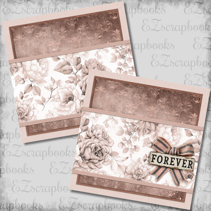 Forever NPM - Love Valentine Scrapbook Layout - 26-053