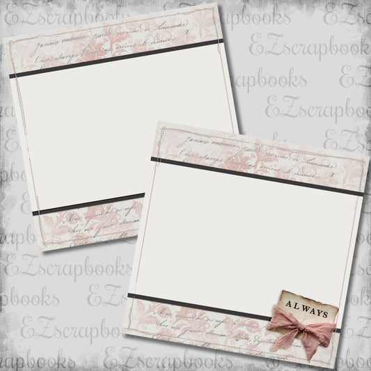 Always NPM - Love Valentine Scrapbook Layout - 26-059