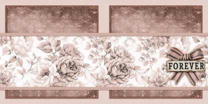 Forever NPM - Love Valentine Scrapbook Layout - 26-053