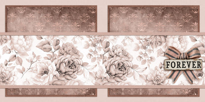 Always & Forever NPM - Set of 5 Double Page Scrapbook Layouts - 26-1005